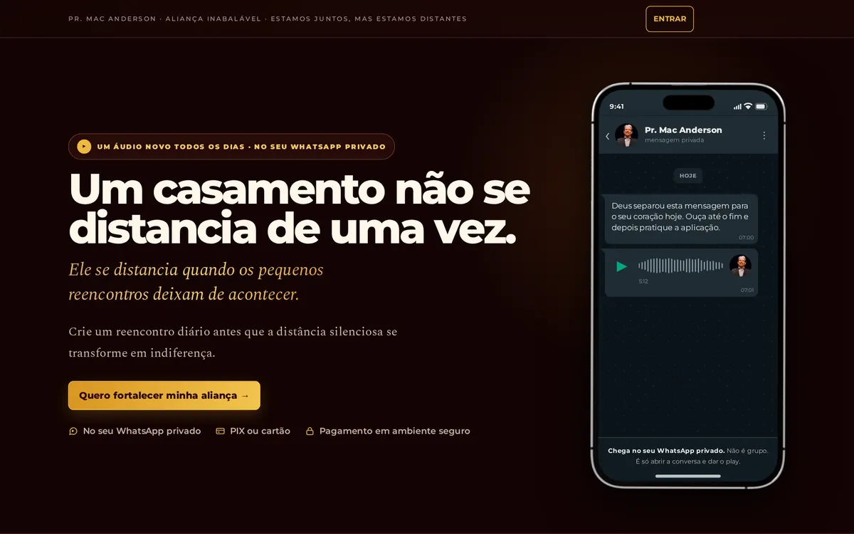 telas do Aliança Inabalável