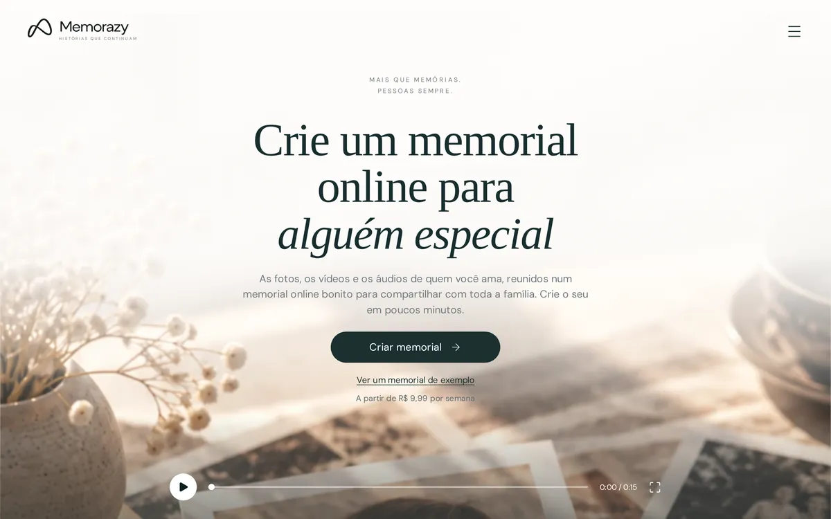 telas do Memorazy