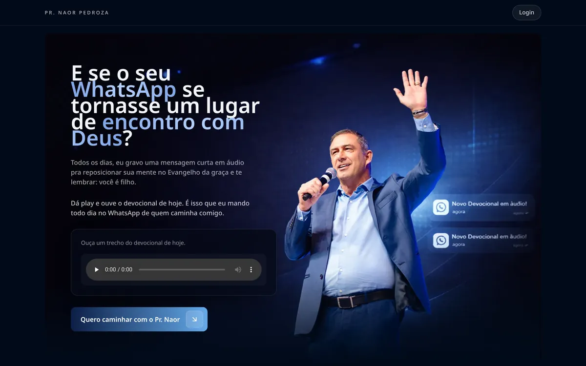 telas do Na Presença do Pai